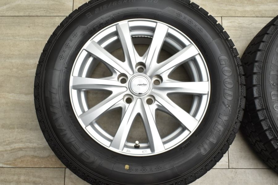 美品バリ溝スタッドレスタイヤ215/65r16 グッドイヤー2022年製