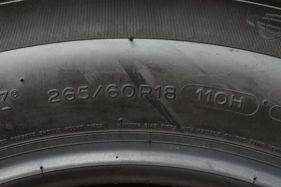 265/60R18 ミシュラン ラチュート 23年式 新車外し 送料込み - タイヤ