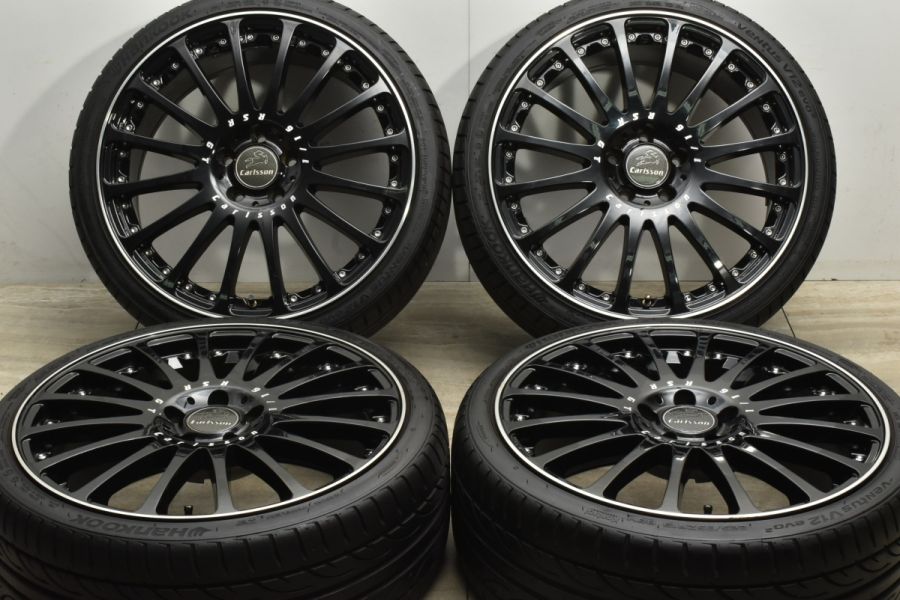 2022年製 バリ溝】Calsson カールソン1/16 GT RSR 19in 8J +45 PCD112 ハンコック ベンタス V12 evo2  225/35R19 MINI クラブマン 中古 タイヤホイールセット | パーツ販売ナンバーワン