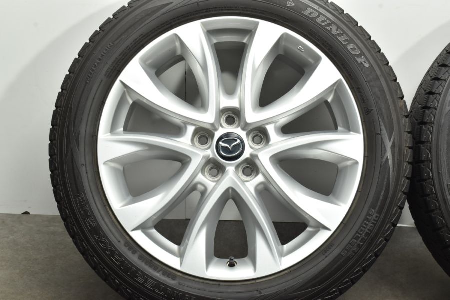 バリ溝】マツダ CX-5 純正 19in 7J +50 PCD114.3 ダンロップ
