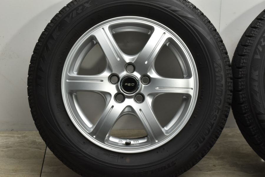 トヨタ車専用設計】FEID 15in 6J +45 PCD100 ブリヂストン ブリザック VRX 195/65R15 プリウス カローラツーリング  ウィッシュ 中古 スタッドレスタイヤホイールセット | パーツ販売ナンバーワン