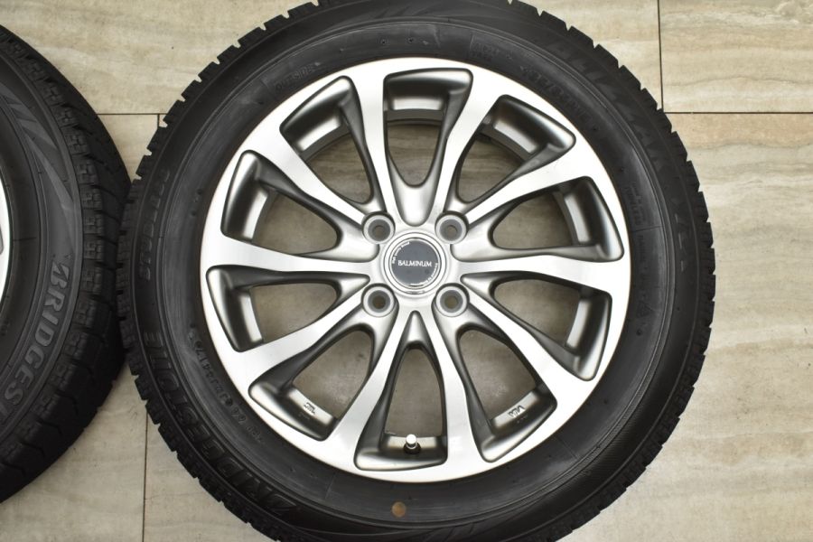 美品】バルミナ 15in 5.5J +50 PCD100 ブリヂストン ブリザック VRX