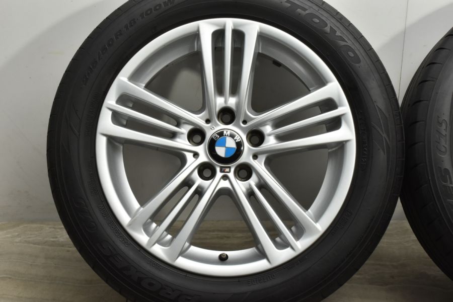 【ホイールのみ販売可能】BMW F25 X3 Mスポーツ 純正 18in 8J +43 PCD120 スタースポーク368M トーヨー  245/50R18 ノーマル戻し 7844249