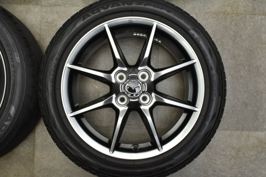 美品】マツダ ND ロードスター 純正 16in 6.5J +45 PCD100 ヨコハマ アドバンスポーツ V105 OE 195/50R16  ノーマル戻し 中古 タイヤホイールセット | パーツ販売ナンバーワン