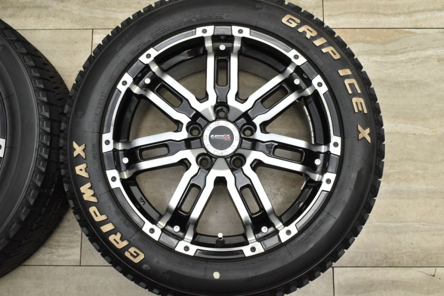 バリ溝】B-MUD Z 17in 7J+53 PCD114.3 2021年製 グリップマックス