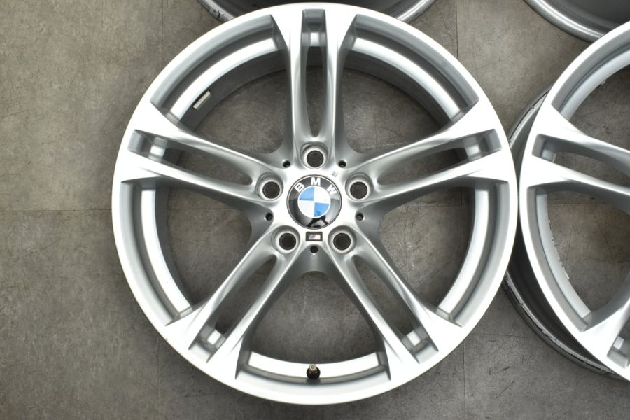 ダブルスポーク613】BMW F10 F11 5シリーズ Mスポーツ 純正 18in 8J+30 9J+44 PCD120 4本  7848572/7848573 F30 F31 3シリーズ 中古 ホイールのみ | パーツ販売ナンバーワン