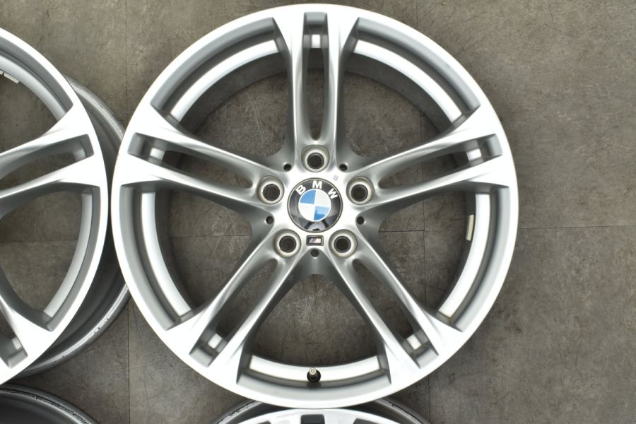 ダブルスポーク613】BMW F10 F11 5シリーズ Mスポーツ 純正 18in 8J+30 9J+44 PCD120 4本  7848572/7848573 F30 F31 3シリーズ 中古 ホイールのみ | パーツ販売ナンバーワン