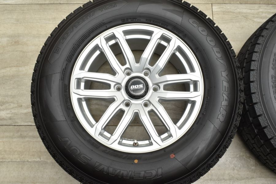 2022年製 バリ溝 美品】DOS 17in 7.5J +25 PCD139.7 アイスナビ SUV 265/65R17 ランドクルーザープラド  ハイラックス サーフ 中古 スタッドレスタイヤホイールセット | パーツ販売ナンバーワン