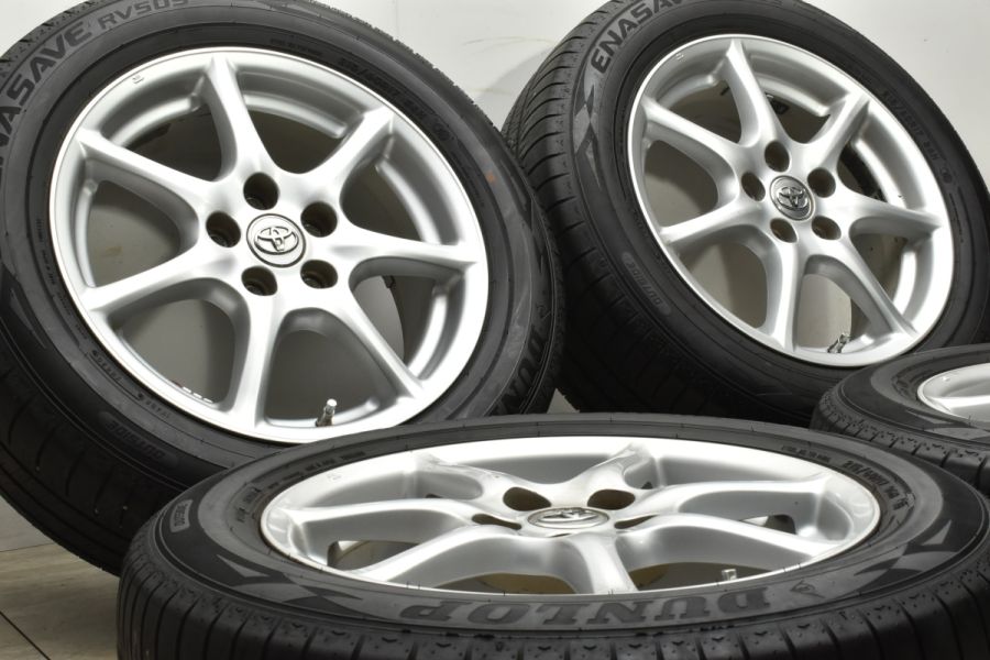 【良好品】トヨタ エスティマ 純正 17in 7J +50 PCD114.3 ダンロップ エナセーブ RV505 215/60R17 ノア ヴォクシー  C-HR ヤリスクロス