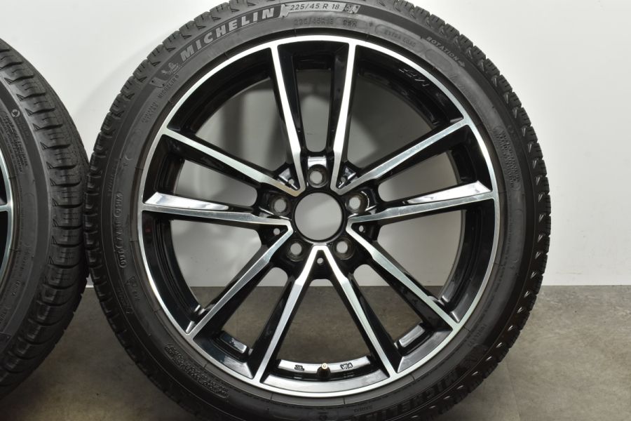 交換用に】MAK ブレーメン 18in 7.5J +35 PCD112 4本セット ベンツ A