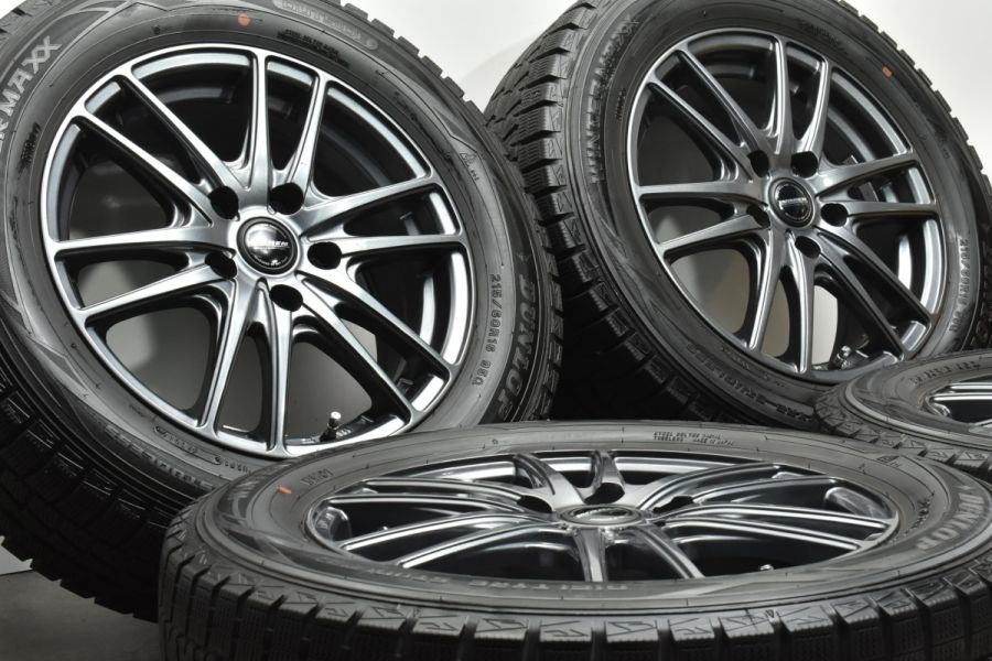 程度良好品】WAREN 16in 6.5J +53 PCD114.3 ダンロップ