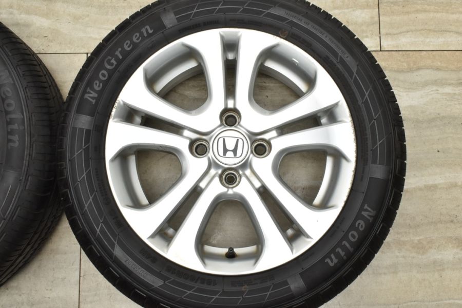 2022年製 バリ溝】ホンダ フィット シャトル 純正 15in 5.5J+50 PCD100  