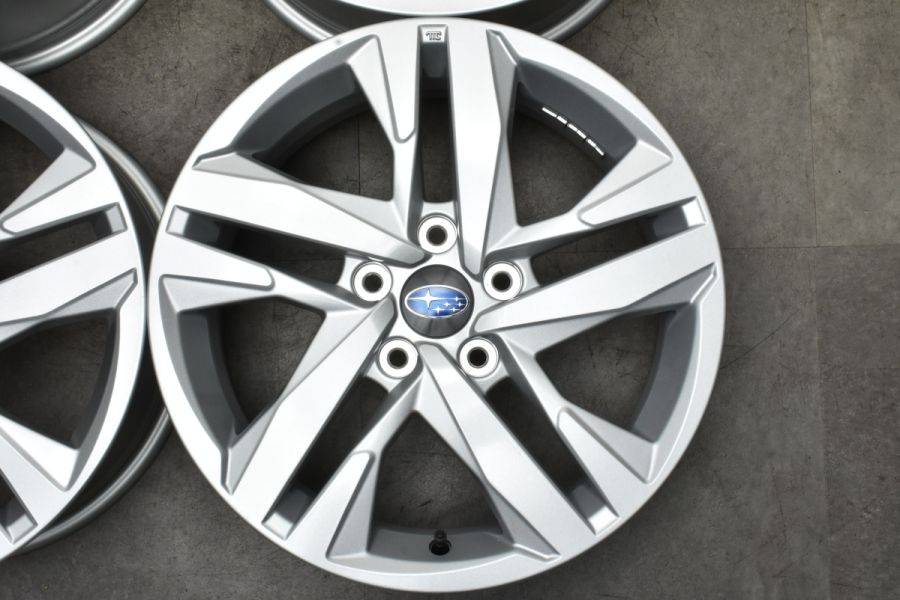 新車外し品】スバル インプレッサ 純正 17in 7J +55 PCD114.3 4 新車外し品】スバル インプレッサ 純正 17in 7J +55 PCD114.3 4