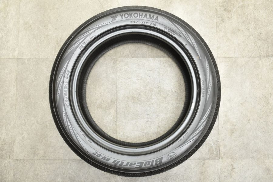 YOKOHAMA BluEarth RV-02 215/55R17 17インチ 夏タイヤ 4本 2019年製
