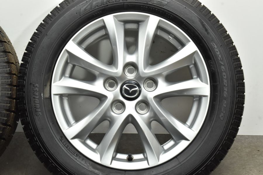 【美品】マツダ アクセラ 純正 16in 6.5J +50 PCD114.3 トーヨー ガリット G5 205/60R16 MAZDA3 ビアンテ  流用 ノーマル戻し