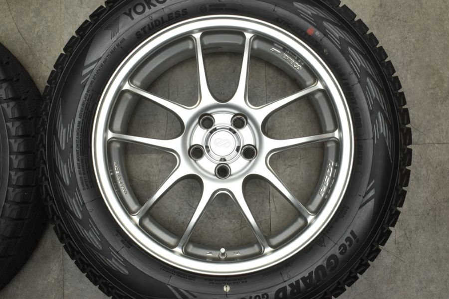 程度良好品】エンケイ ENKEI PF01 17in 7J +48 PCD100 ヨコハマ アイスガード G075 225/60R17 スバル GT XV  SJ フォレスター 中古 スタッドレスタイヤホイールセット | パーツ販売ナンバーワン