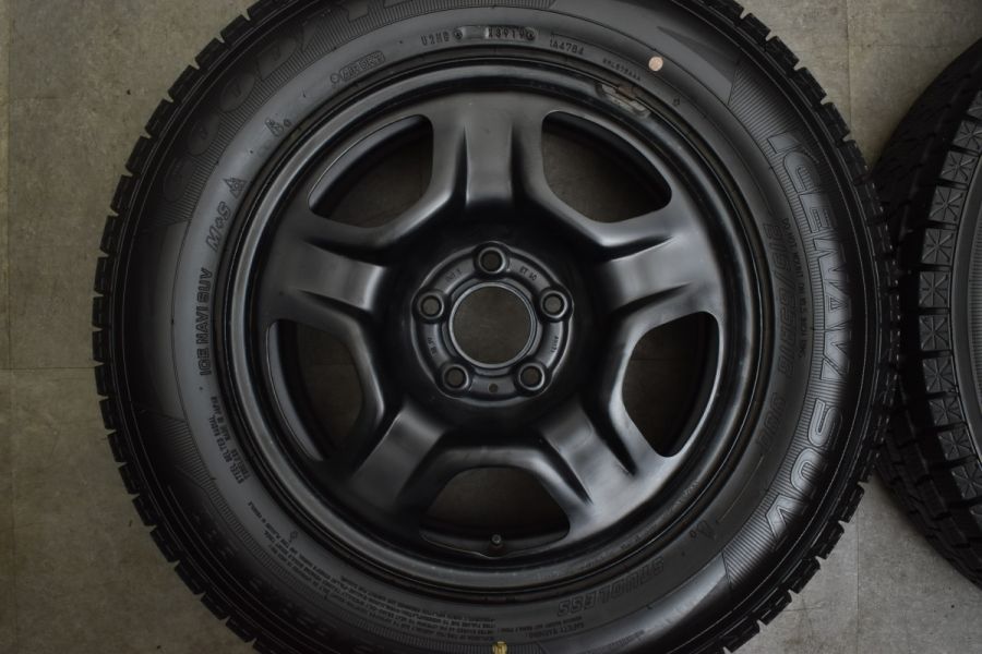 【バリ溝 美品】ジープ レネゲード 純正 16in 6.5 +40 PCD110 グッドイヤー アイスナビ SUV 215/65R16 JEEP  コンパス 流用