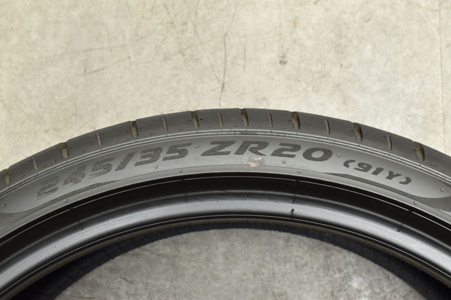 2022年製 バリ溝】ピレリ P-ZERO 245/35R20 2本販売 ポルシェ承認 911