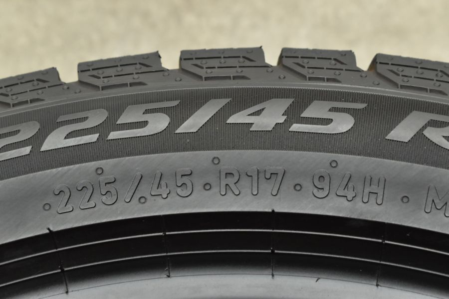 【2022年製 バリ溝】ピレリ アイスゼロアシンメトリコ 225/45R17 4本 レクサス IS スカイライン ベンツ W176 Aクラス W246  Bクラス