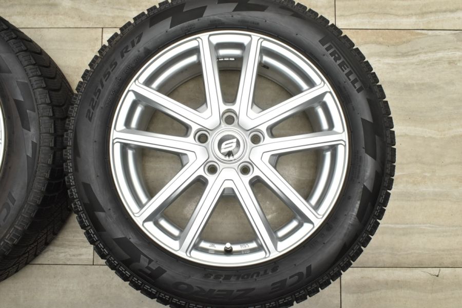 225/55 R17 スタッドレスタイヤ4本 ホイールセット PIRELLI ピレリ