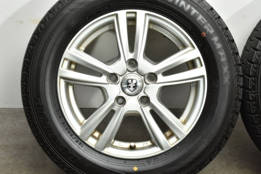 DUNLOP WM02 195/65R15】スタッドレス【Weds JOKER 15インチ