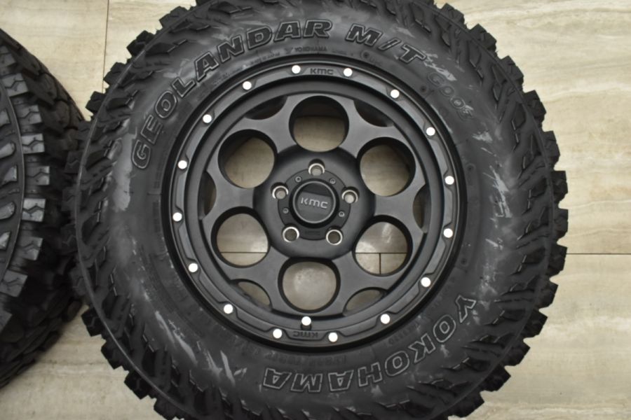 オフロード バリ溝 美品】KMC KM541 ダーティーハリー 17in 8.5J +18