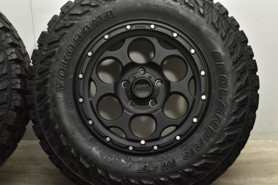 オフロード バリ溝 美品】KMC KM541 ダーティーハリー 17in 8.5J +18 