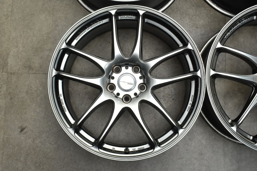 WORK】エモーション KIWAMI 19in 8.5J +42 9.5J +38 PCD114.3 4