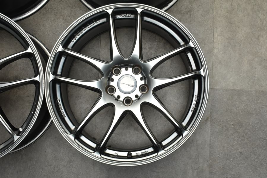 WORK】エモーション KIWAMI 19in 8.5J +42 9.5J +38 PCD114.3 4本