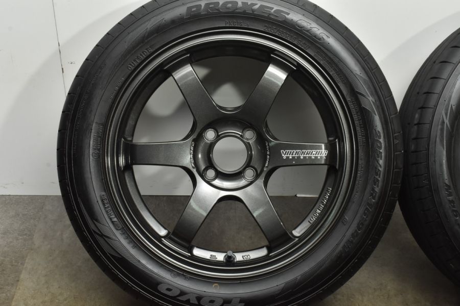 鍛造 美品】RAYS VOLK RACING TE37 Sonic 16in 6.5J +38 PCD100