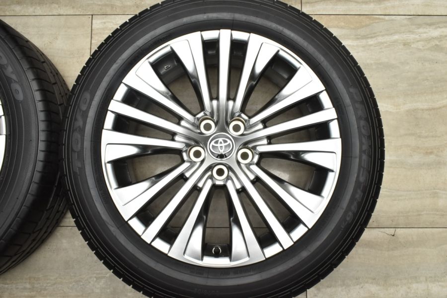 2022年製 バリ溝 美品】トヨタ 80 ハリアー Z レザーパッケージ 純正