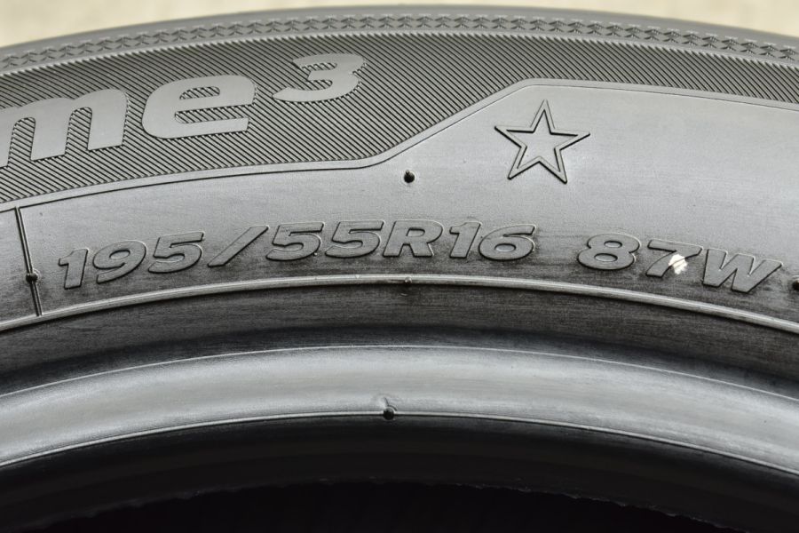 2023年製 新車外し】ハンコック ベンタス プライム3 195/55R16 4本セット MINI/BMW承認 ミニ コンバーチブル 1シリーズ  デミオ フィット 中古 タイヤのみ | パーツ販売ナンバーワン