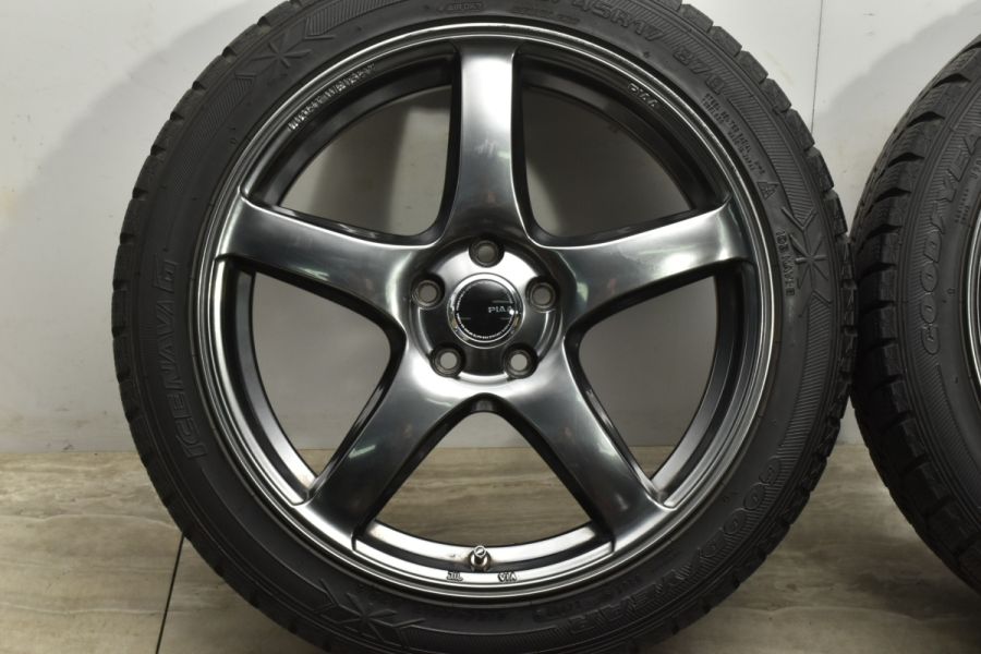 PIAA 17in 7J +48 PCD100 グッドイヤー アイスナビ6 215/45R17