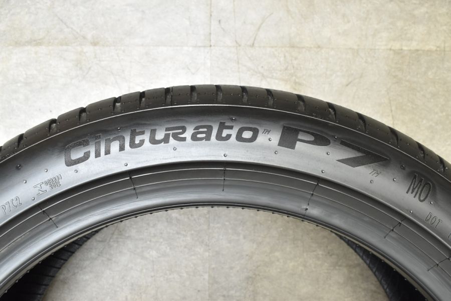 新車外し品 バリ溝】ピレリ チントゥラート P7 225/45R18 2本販売