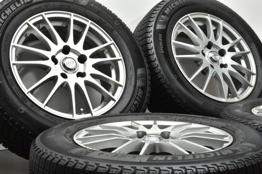 アルファード ヴェルファイアに】ZACK 16in 6.5J +35 PCD114.3 ミシュラン X-ICE3+ 215/65R16 T30  エクストレイル 中古 スタッドレスタイヤホイールセット | パーツ販売ナンバーワン