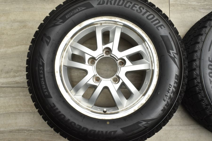 バリ溝】10本スポーク 18in 8.5J +55 PCD150 ブリヂストン ブリザック DM-V3 285/60R18 ランクル200 100  シグナス LX570 スタッドレス 中古 スタッドレスタイヤホイールセット | パーツ販売ナンバーワン