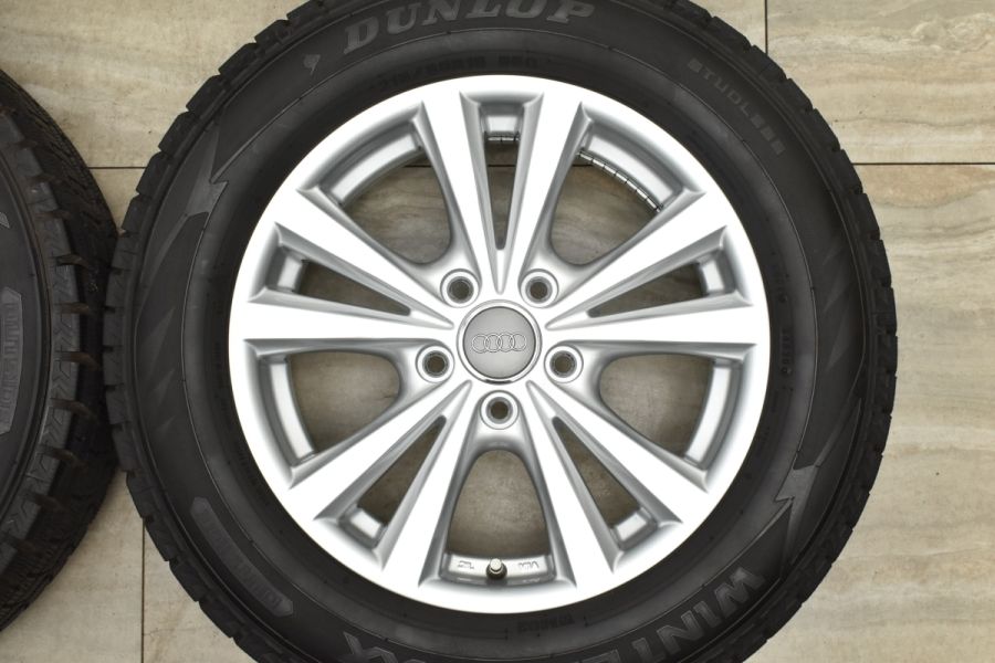 【美品 バリ溝】アウディGA Q2 純正サイズ AGA 16in 6.5J +46 PCD112 ウィンターマックス WM02 215/60R16  VW パサート ザ・ビートル T-ROC