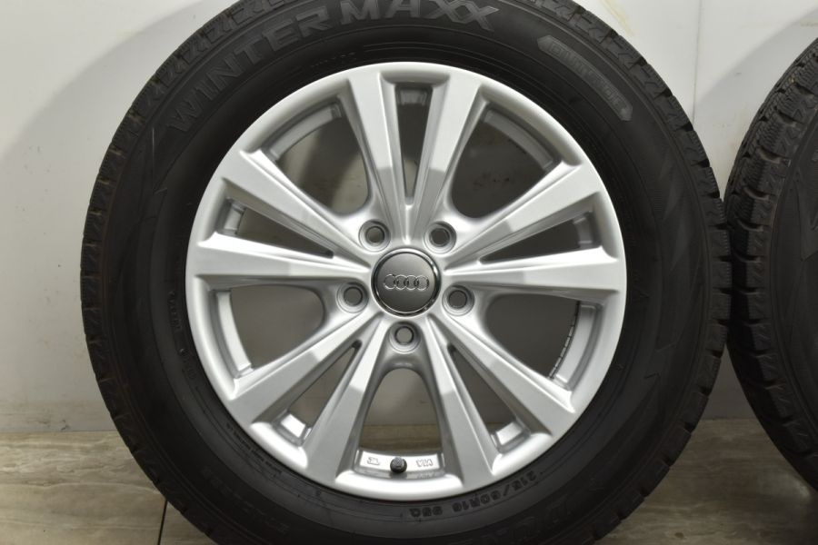 【美品 バリ溝】アウディGA Q2 純正サイズ AGA 16in 6.5J +46 PCD112 ウィンターマックス WM02 215/60R16  VW パサート ザ・ビートル T-ROC