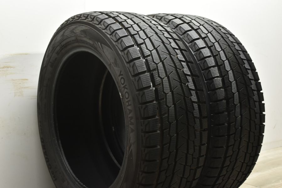 【バリ溝】ヨコハマ アイスガード G075 255/55R19 2本セット ポルシェ カイエン VW ティグアン アウディQ7 レンジローバー