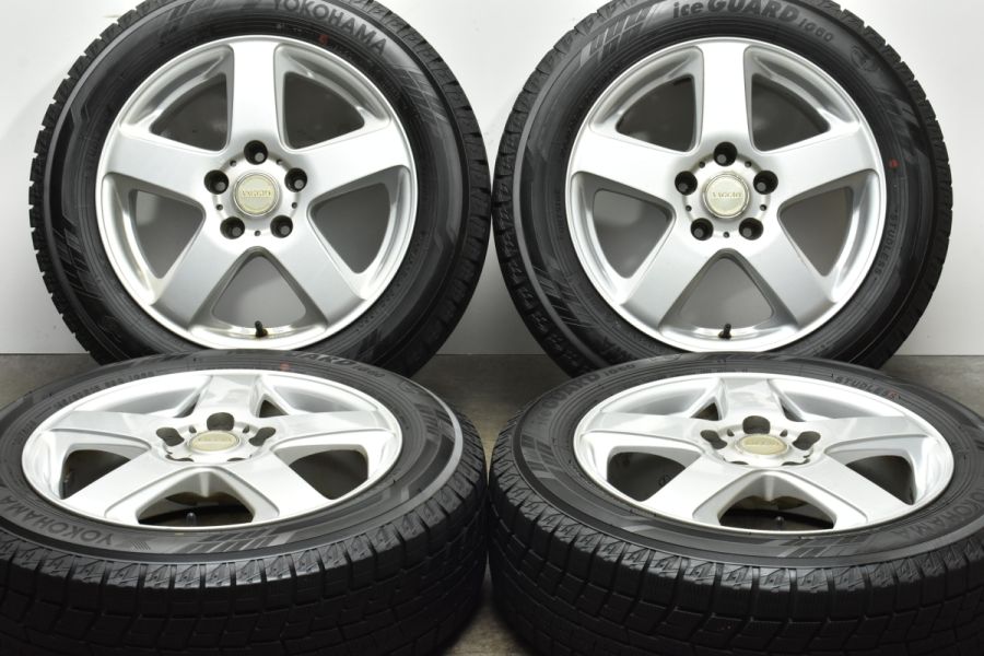 バリ溝】VAGGIO 16in 6.5J+48 PCD114.3 ヨコハマ アイスガード iG60 195/60R16 ノア ヴォクシー セレナ  ステップワゴン アクセラ 中古 スタッドレスタイヤホイールセット | パーツ販売ナンバーワン