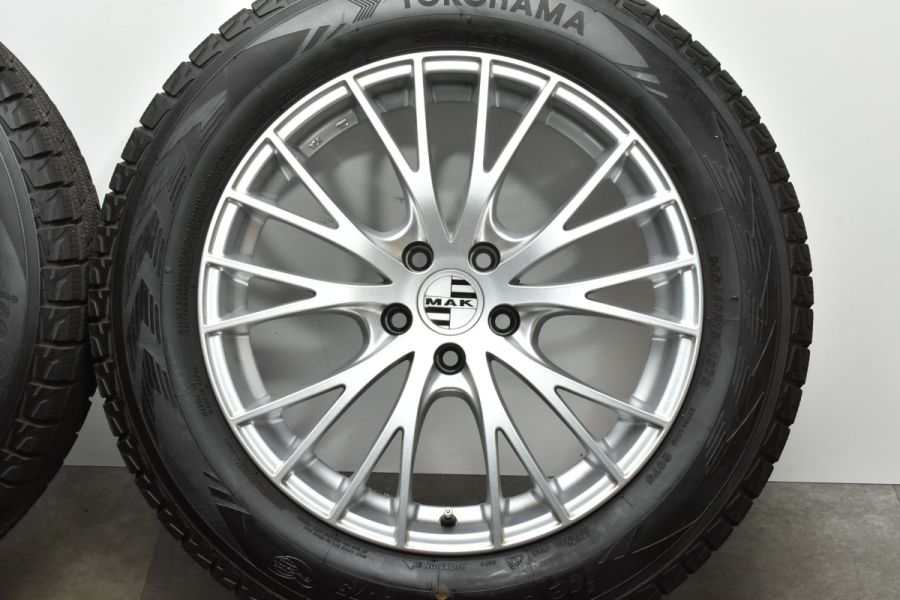 【程度良好品】MAK 18in 8J +21 PCD112 ヨコハマ アイスガード G075 235/60R18 ポルシェ マカン 純正サイズ  Porsche 交換用