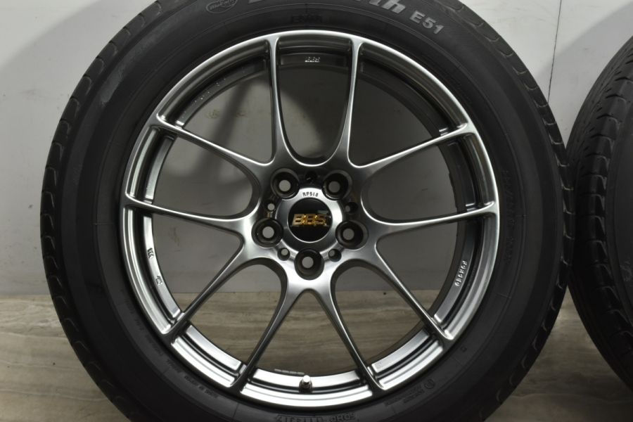 BBS RF518 18インチ8.5J +38 5/114.3 ４本タイヤホイールセット 