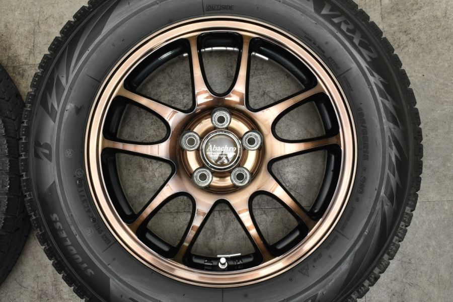 美品】ABACHRO GT 15in 6J +43 PCD100 ブリヂストン ブリザック