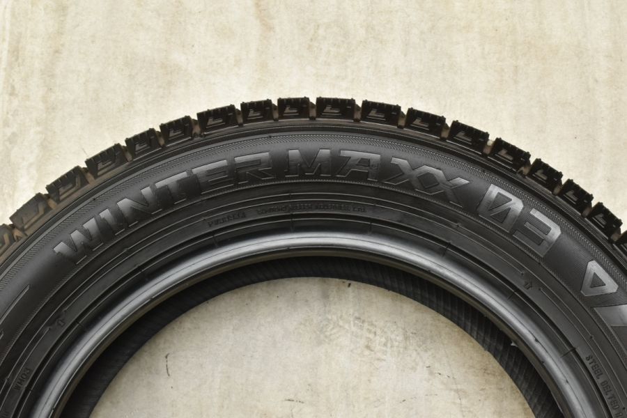 【バリ溝 WM03】ダンロップ ウインターマックス 03 185/60R15 4本セット アクア カローラフィールダー ヤリス ヴィッツ フィット