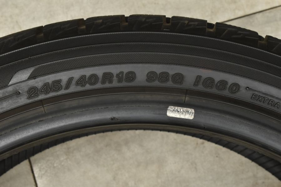 良好品】ヨコハマ アイスガード6 iG60 245/40R19 2本セット