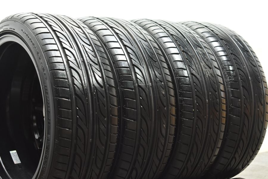 【バリ溝】MID RMP RACING R25 18in 7.5J +50 PCD112 グッドイヤー イーグル LS2000 225/40R18  アウディA3 S3 フォルクスワーゲン ゴルフ