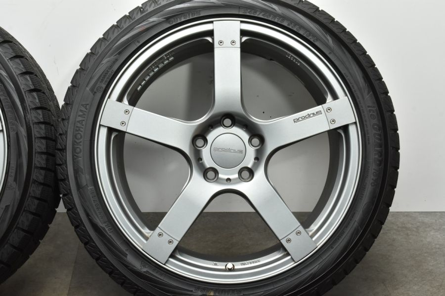 美品 バリ溝】PRODRIVE GC-05N 18in 8J +42 PCD112 ヨコハマ アイスガード iG70 245/40R18 スタッドレス  アウディA4 A6 S4 鍛造 希少 中古 スタッドレスタイヤホイールセット | パーツ販売ナンバーワン