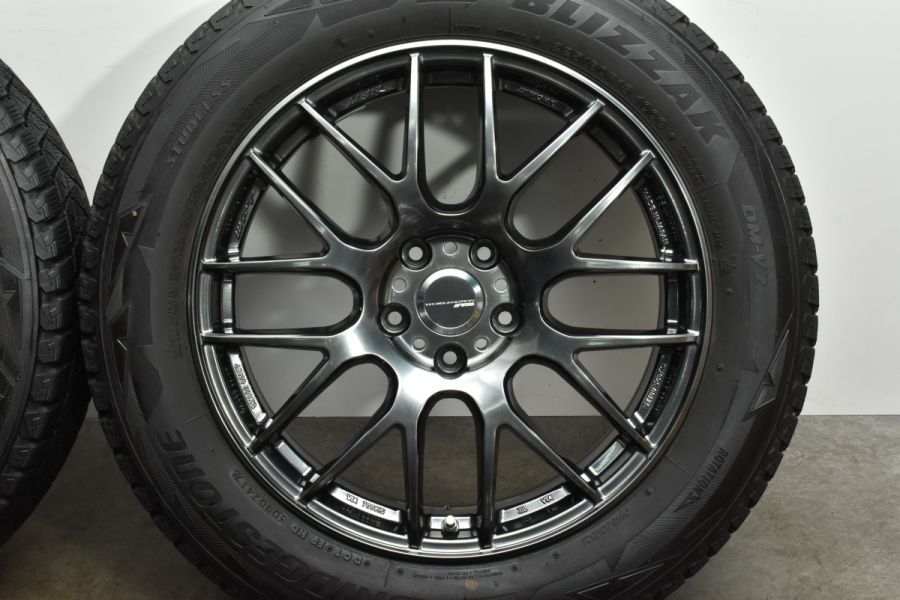 美品】ワーク エモーション M8R 18in 7.5J +35 PCD114.3 ブリヂストン