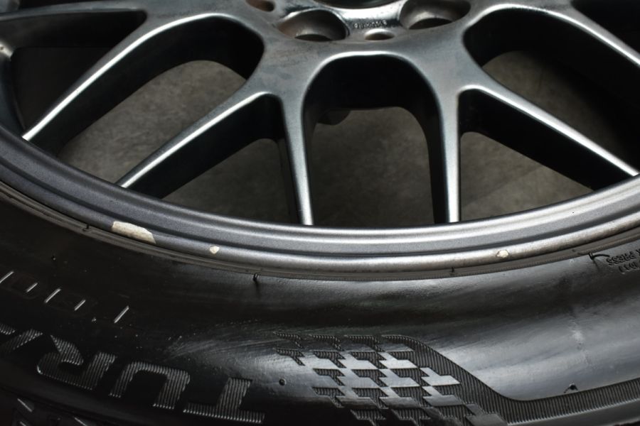 【鍛造品】BBS RG-R RG737 18in 8.5J +13 PCD120 ブリヂストン トランザ 235/50R18 レクサス LS600h  LS460 BMW 5シリーズ E34E39