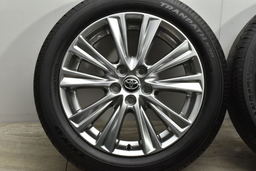 【送料格安】２０１８年製造・バリ溝！アルファード・エクストレイル・デリカD5・215/65R16・WEDS/JOKER アルファード純正 235⁄55⁄18 4本 バリ溝！